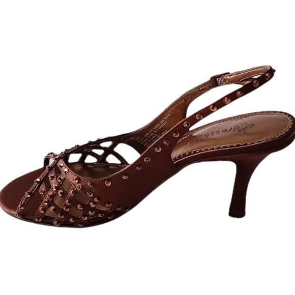Dress Barn Brown Slingback Heels    3/$60 - Picture 2 of 9
